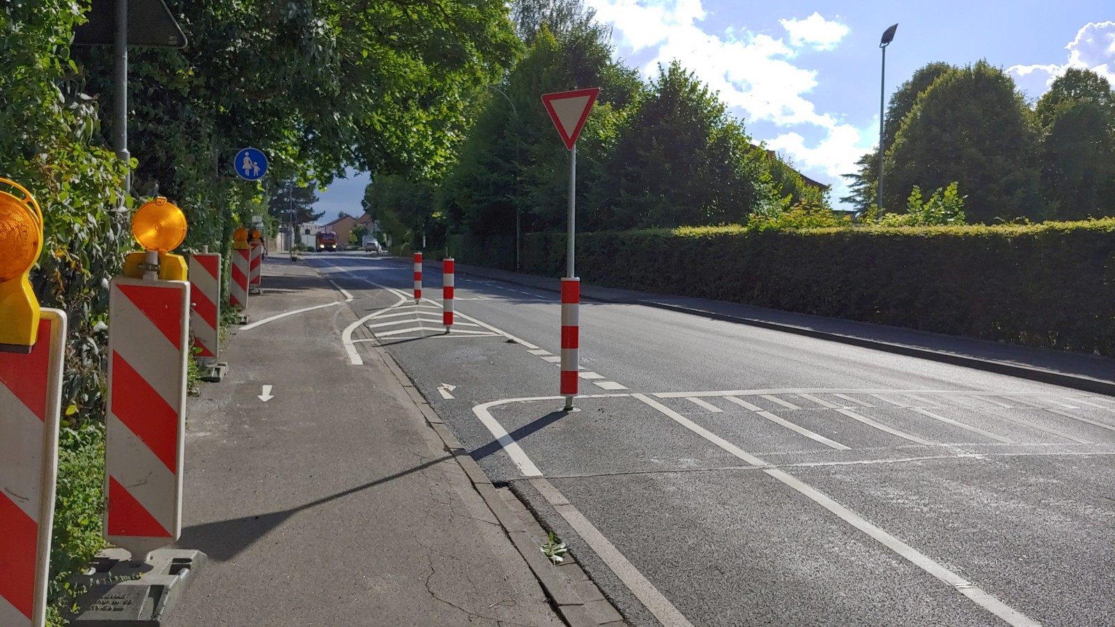 Bild: Fahrradschleuse auf der Oststraße in Kohlscheid