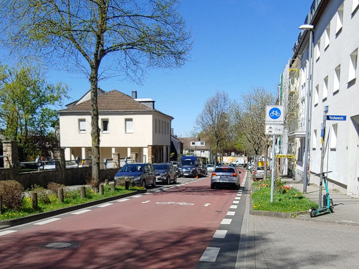 Bild: Eine Fahrradstraße